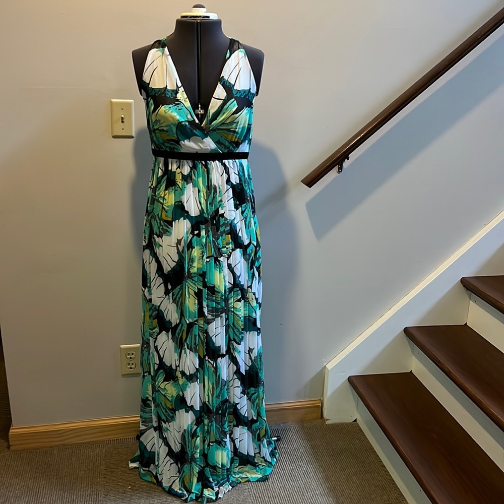 New York & Co. Pleated Halter Dress